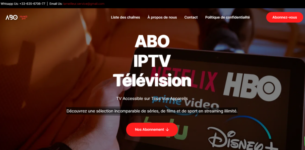 abo IPTV Télévision