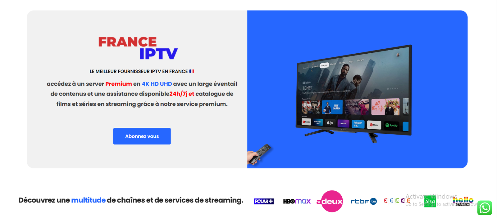 Top IPTV france